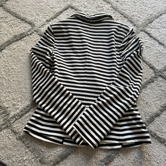 Express black white stripe blazer XS - Picture 6 of 6